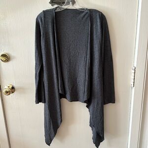 Asymmetrical grey sweater